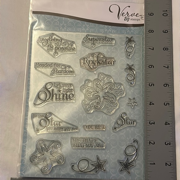 Verve Starstruck stamp set - Picture 1 of 8